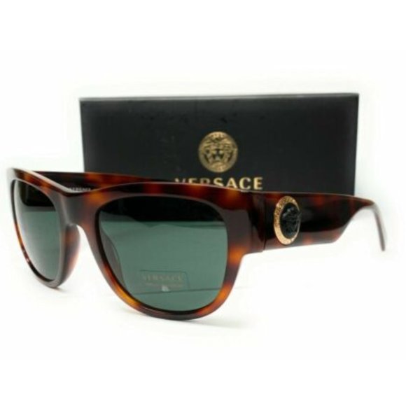 Versace Men's Havana Green Sunglasses!